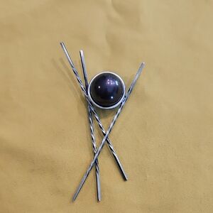 Vintage Modern Abstract Shawl Pin/Brooch